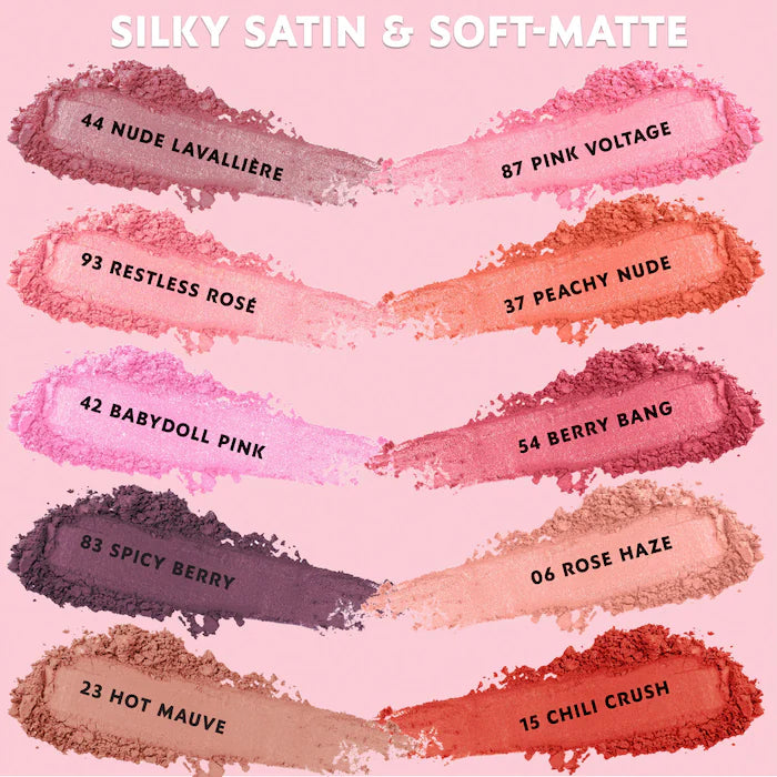 Yves Saint Laurent Make Me Blush 24H Buildable Powder Blush 23 Hot Mauve - warm rosey taupe matte
