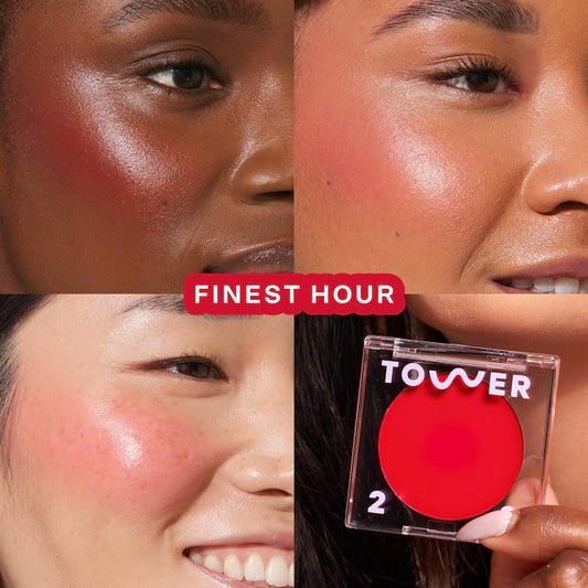Tower 28 Beauty
BeachPlease Lip + Cheek Dewy Cream Blush tono Finest Hour