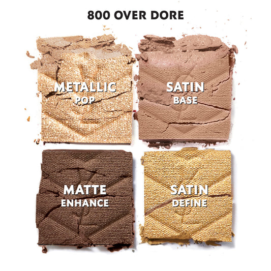 YSL couture mini clutch luxury eyeshadow palette tono 800 over dore