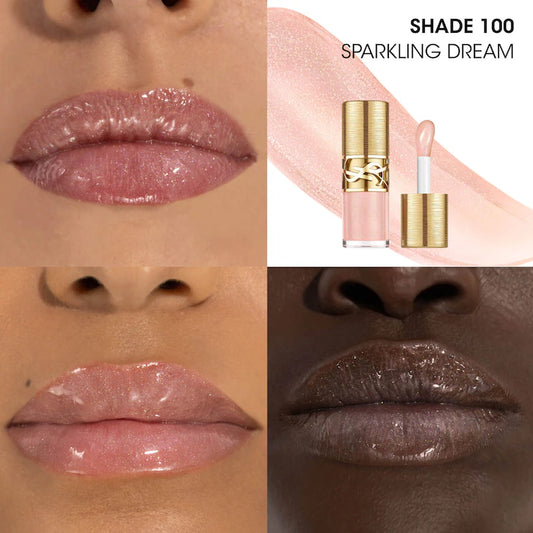 YSL Loveshine Plumping Lip Oil Gloss tono 100 sparkling dream