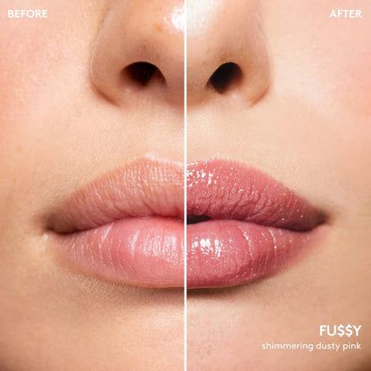 Fenty Beauty Gloss Bomb Stix High-Shine Gloss Stick tono Fu$$Y - shimmering dusty pink