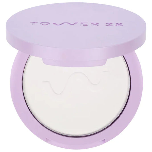 Tower 28 Beauty GetSet Blur + Set Talc-Free Pressed Setting Powder Color: translúcido
