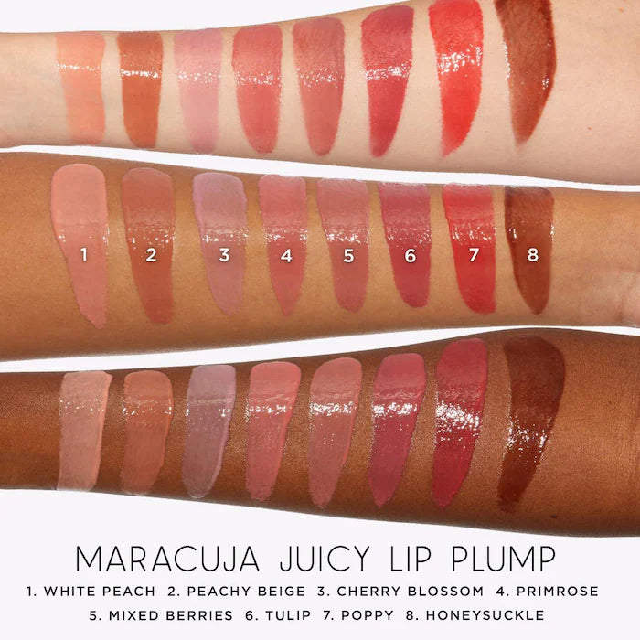 Tarte Maracuja Juicy Lip Plump tono mixed berries