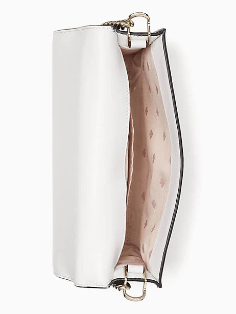 Kate Spade Carson Convertible Crossbody en Warm Beige Multi.