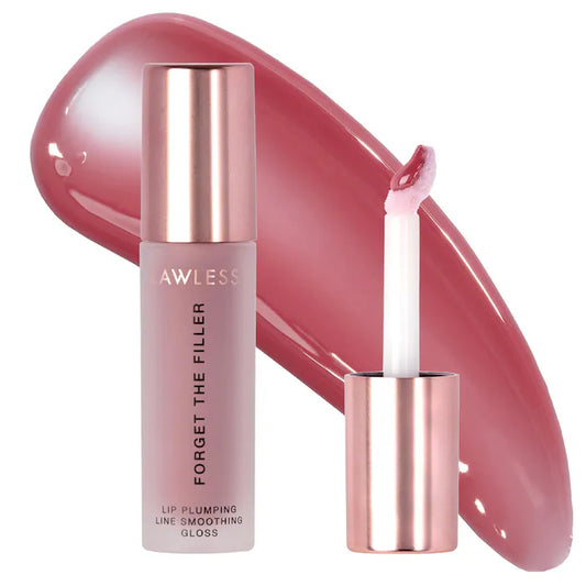 LAWLESS Forget The Filler Lip Plumper Line Smoothing Gloss Color: Velvet - rosy mauve with plummy undertones