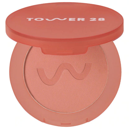 Tower 28 GetSet® Blur + Set Matte Powder Blush Color: Long Beach Iced Tea