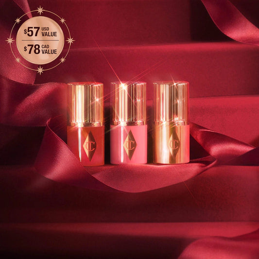 Charlotte Tilbury 
Mini Unreal Blush + Glow Trio