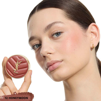 Yves Saint Laurent  Make Me Blush 24H Buildable Powder Blush 12 Honeymoon - caramel shimmer