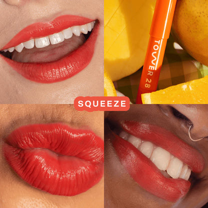 Tower 28 JuiceBalm Lip Balm tono Squeeze – Bálsamo Labial Hidratante y Revitalizante