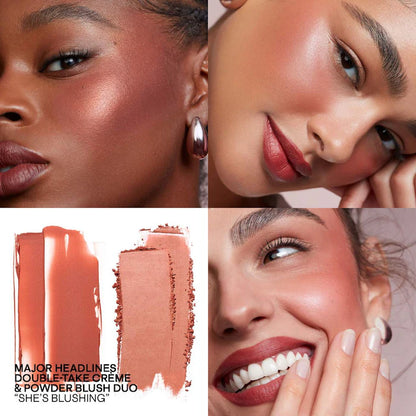 Patrick Ta Major Headlines Double-Take Crème & Powder Blush tono she’s blushing