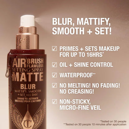 Charlotte Tilbury Airbrush Flawless Matte Blurring & Waterproof Setting Spray 100 ml