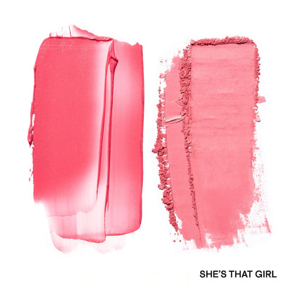Patrick ta Mini Major Headlines Double-Take Crème & Powder Blush Duo tono she’s that girl