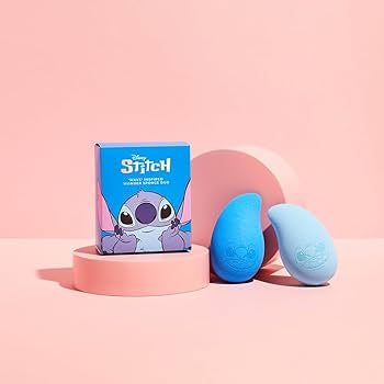 Spectrun Stitch Make Up Bag y Blending Sponge Duo