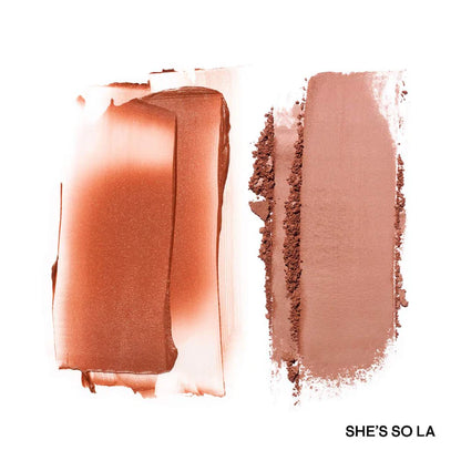 Patrick Ta Major Headlines Double-Take Crème & Powder Blush Duo tono She's So LA - bronzed nude