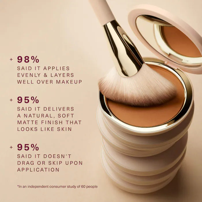 Rare Beauty Warm Wishes Soft Matte Powder Bronzer Tono Warmed Up - light brown