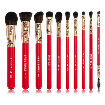 Spectrum Collections Mickey Mouse Make Up Brushes set 10 piezas