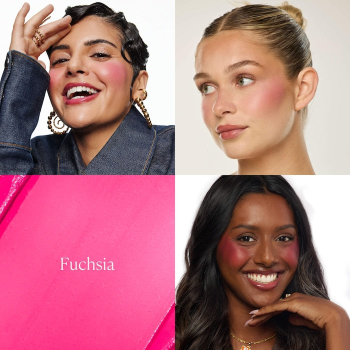 Basma The Cream Blush en fucsia tamaño mini