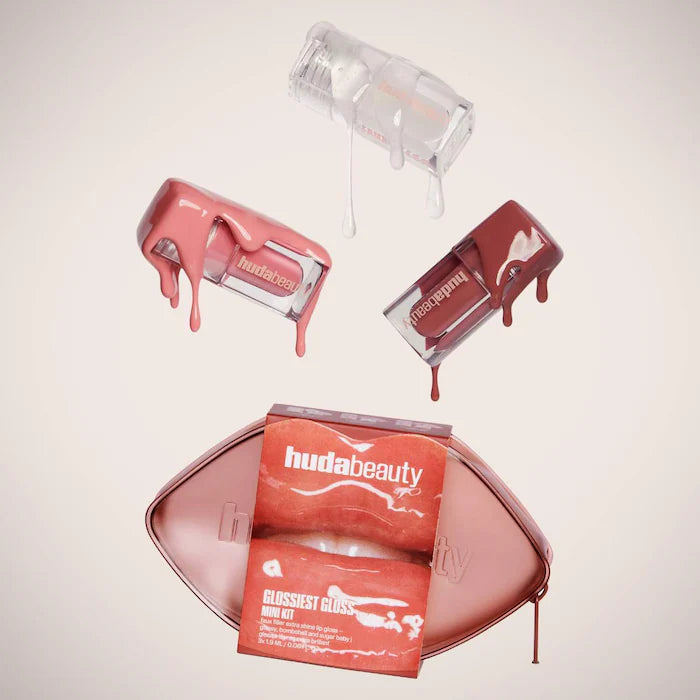 Huda Beauty Mini Glossiest Lip Gloss Set