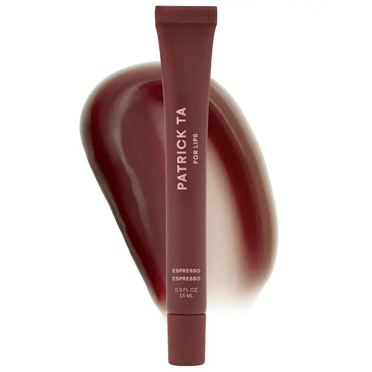 Patrick Ta Major Moisture Smoothing and Hydrating Tinted Lip Balm with Vitamin E tono Espresso