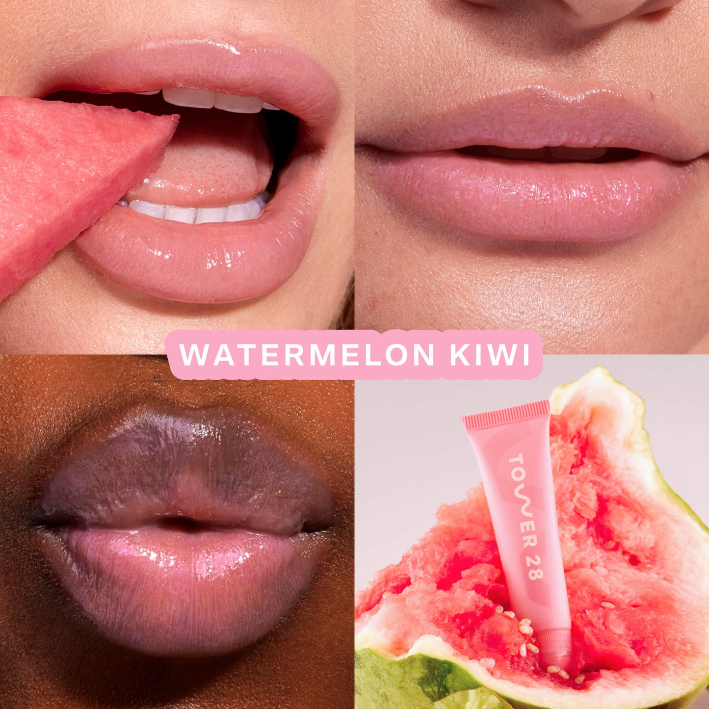 Tower 28 LipSoftie® Lip Treatment tono watermelon kiwi