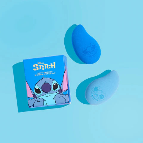 Spectrun Stitch Make Up Bag y Blending Sponge Duo