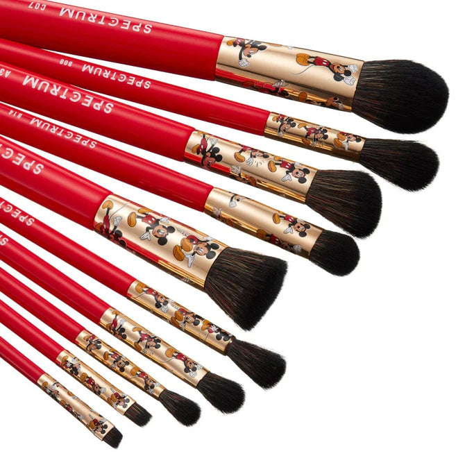 Spectrum Collections Mickey Mouse Make Up Brushes set 10 piezas