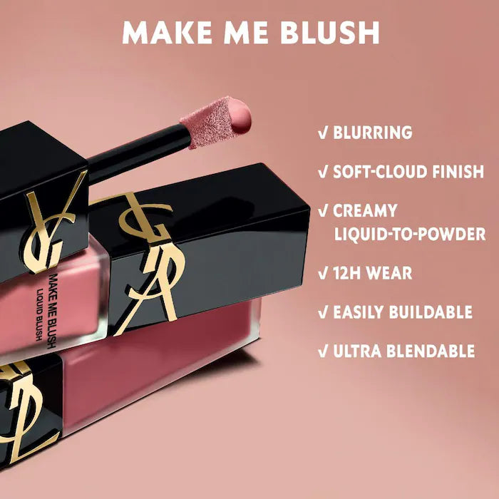 Yves Saint Laurent Make Me Blush 12H Blurring Liquid Blush tono 69 Lavender Lust