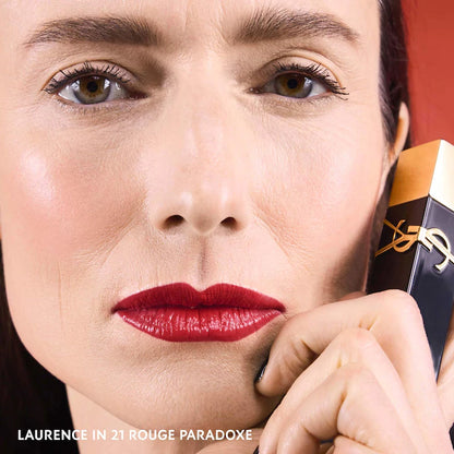 Yves Saint Laurent The Bold High Pigment Lipstick Color: 21 Rouge Paradoxe - blue red