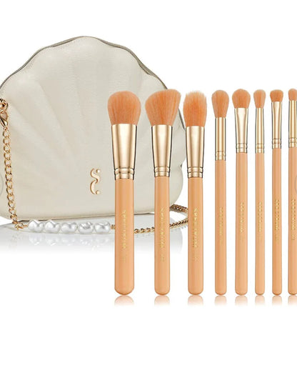 Spectrum Glam Clam 10 Piece Brush Set in Bag