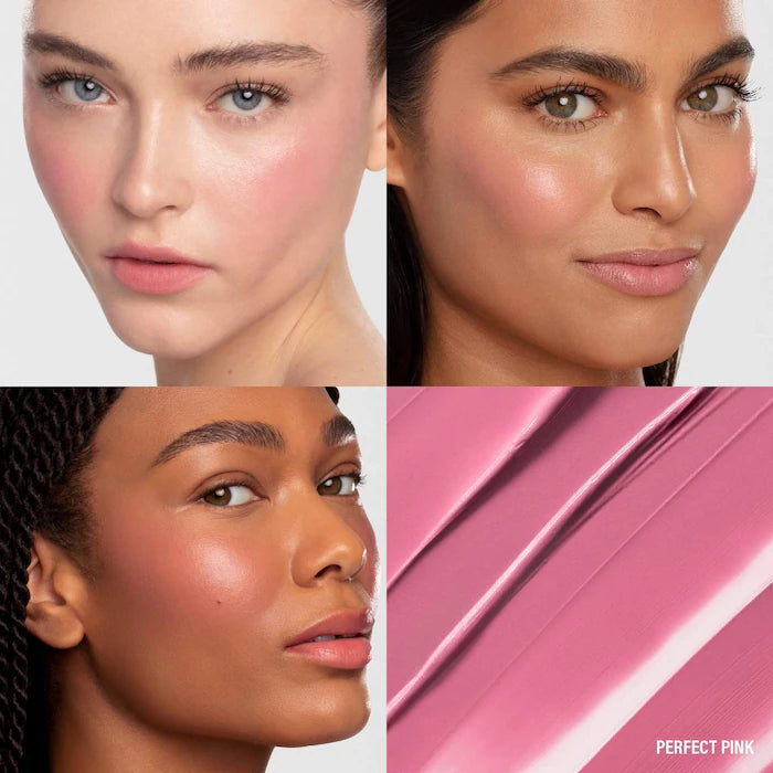 Makeup by Mario Soft Pop Plumping Cream Blush Veil tono Perfect Pink - full size  (sin caja)