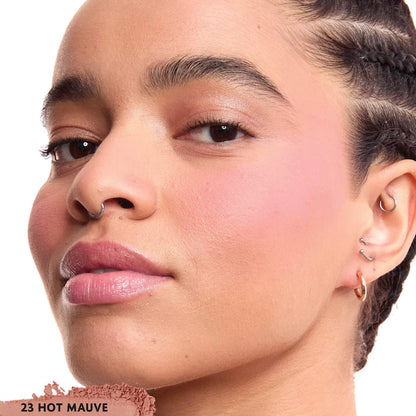 Yves Saint Laurent  Make Me Blush 24H Buildable Powder Blush 23 Hot Mauve - warm rosey taupe matte