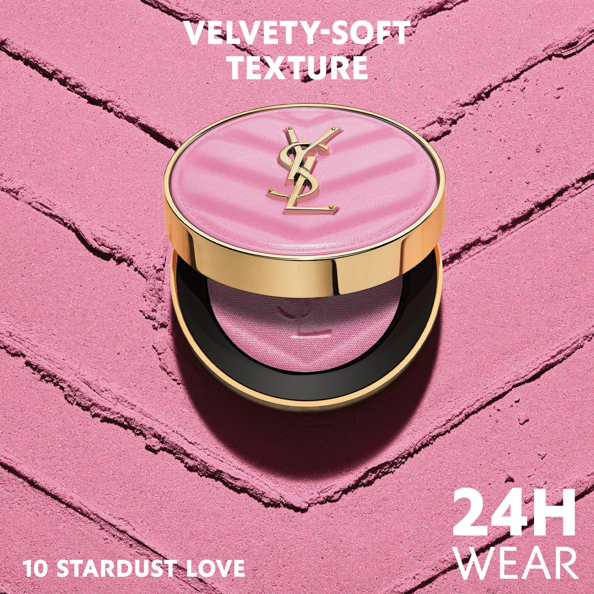 Yves Saint Laurent  Make Me Blush 24H Buildable Powder Blush Color 10 Stardust love baby pink
