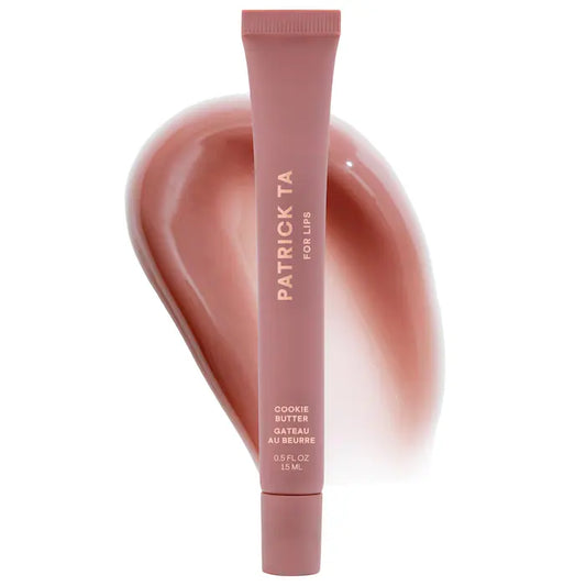 Patrick Ta Major Moisture Smoothing and Hydrating Tinted Lip Balm with Vitamin E tono Cookie Butter