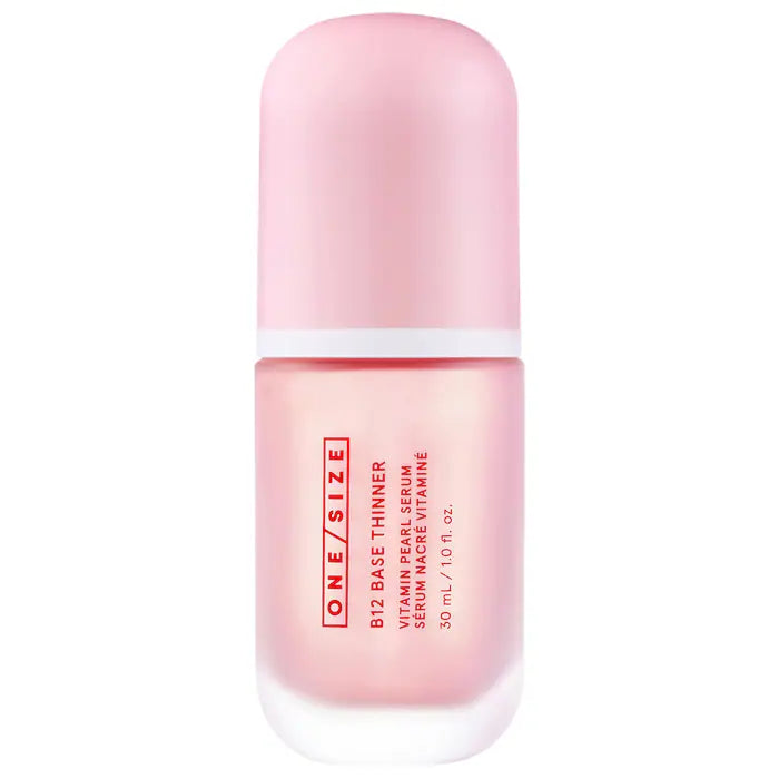 One size B12 Base Thinner Luminous Vitamin Pearl Boosting Serum Color: Pearlescent Pink