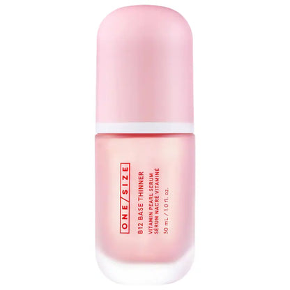 One size B12 Base Thinner Luminous Vitamin Pearl Boosting Serum Color: Pearlescent Pink