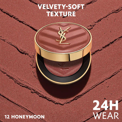 Yves Saint Laurent  Make Me Blush 24H Buildable Powder Blush 12 Honeymoon - caramel shimmer