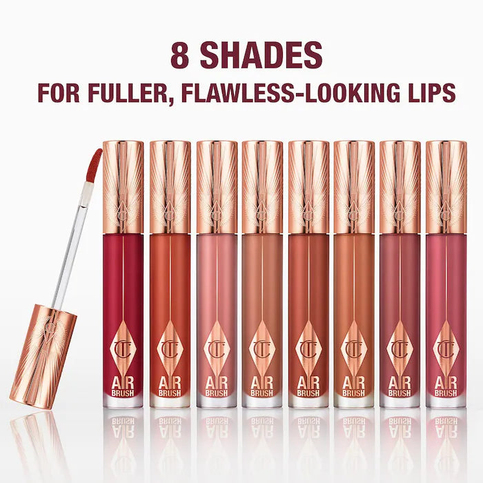 Charlotte Tilbury Airbrush Flawless Matte Lip Blur Liquid Lipstick tono Pillow Talk Blur