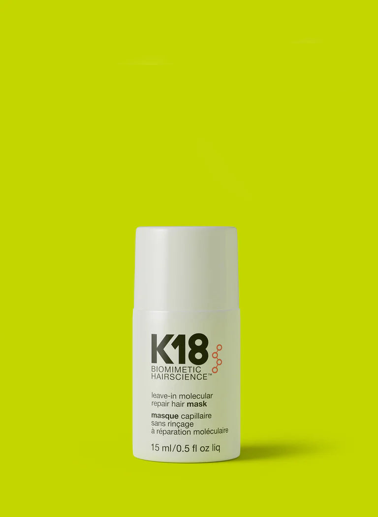 K18 Biomimetic Hairscience Mini Leave-In Molecular Repair Hair Mask 15 ml