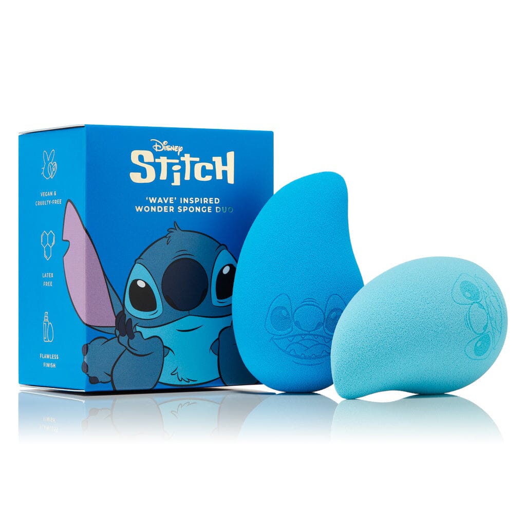 Spectrun Stitch Make Up Bag y Blending Sponge Duo