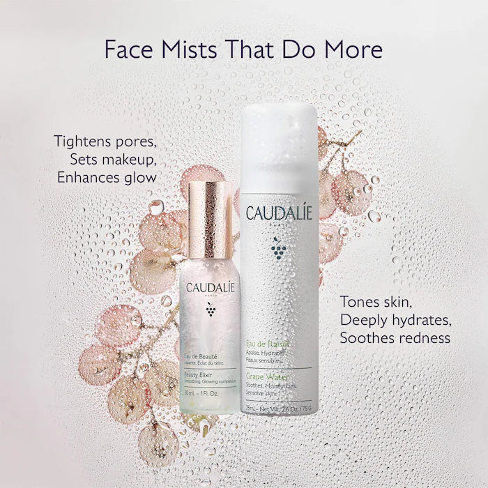 Caudalie Mini Hydrate & Glow Duo for Soothing & Toning