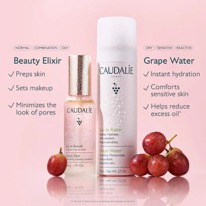 Caudalie Mini Hydrate & Glow Duo for Soothing & Toning