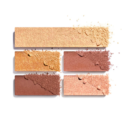 Chanel LES BEIGES Healthy Glow Natural paleta de sombras tono golden
