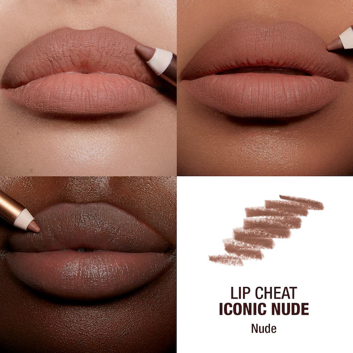Mini Iconic Lip Cheat Lip Liner trio tono iconic nude 
