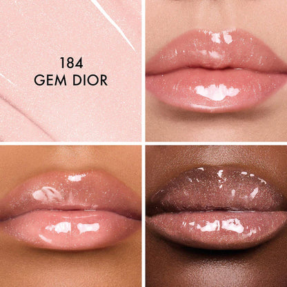 Dior Addict Glass Lipstick Ultra-Shine Hydrating Lip Gloss Stick tono 184 Gem Dior 