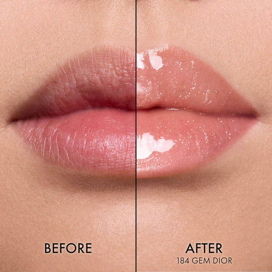 Dior Addict Glass Lipstick Ultra-Shine Hydrating Lip Gloss Stick tono 184 Gem 