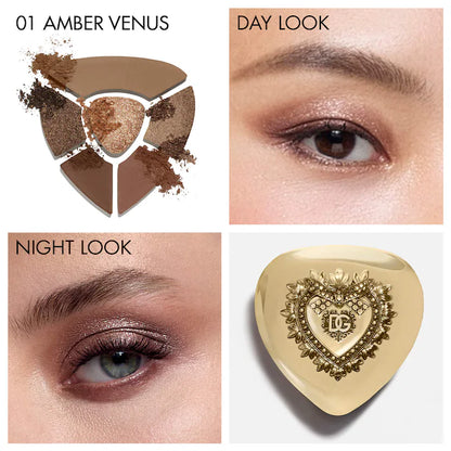 Dolce&Gabbana Ever Icon Eye Palette Longwear Multi-Finish Color: 01 Amber Venus - Iconic Browns