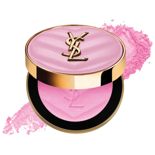 Yves Saint Laurent  Make Me Blush 24H Buildable Powder Blush Color: 42 Babydoll Pink - cool baby pink satin
