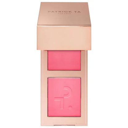 Patrick ta Mini Major Headlines Double-Take Crème & Powder Blush Duo tono she’s that girl
