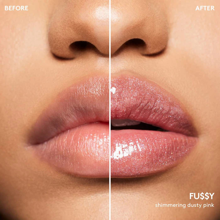 Fenty Beauty Gloss Bomb Stix High-Shine Gloss Stick tono Fu$$Y - shimmering dusty pink
