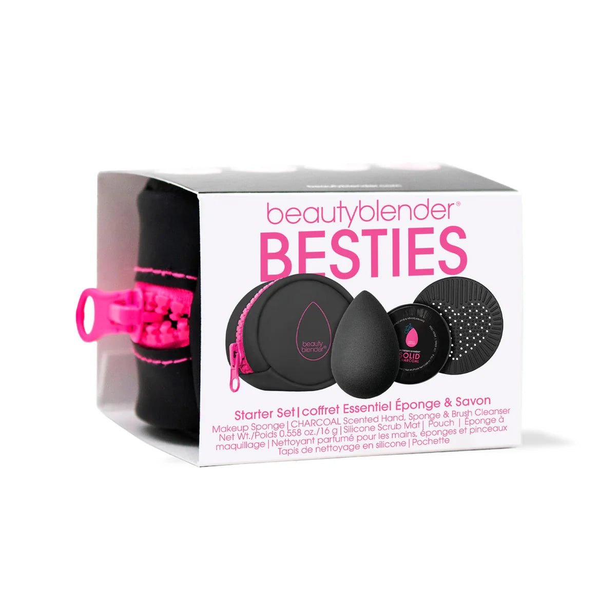 Beauty blender Besties Charcoal Blend & Cleanse 4-Piece Starter Set